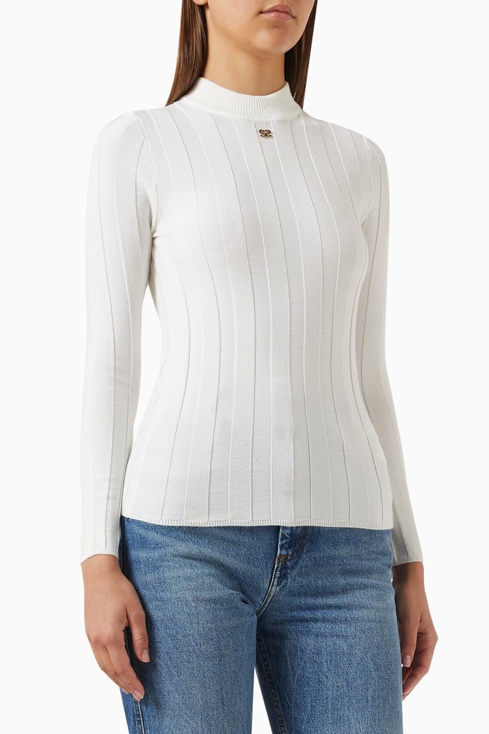 

Fuji Sweater in Wool-blend, Neutral