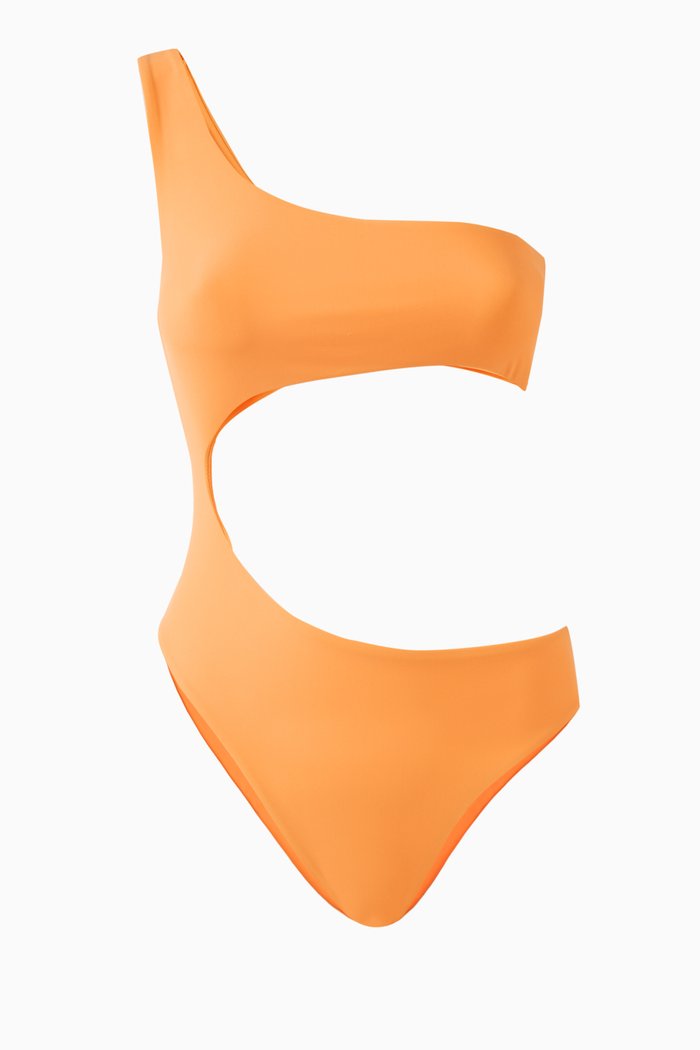 

Luna Cut-out One-piece Swimsuit, Orange