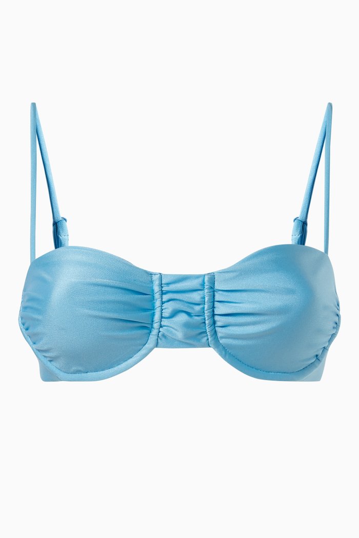 

Mia Balconette Bikini Bra, Blue