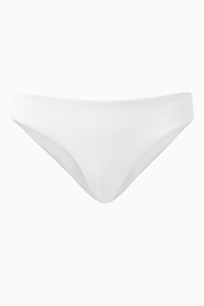 

Lure High-waist Bikini Briefs, White