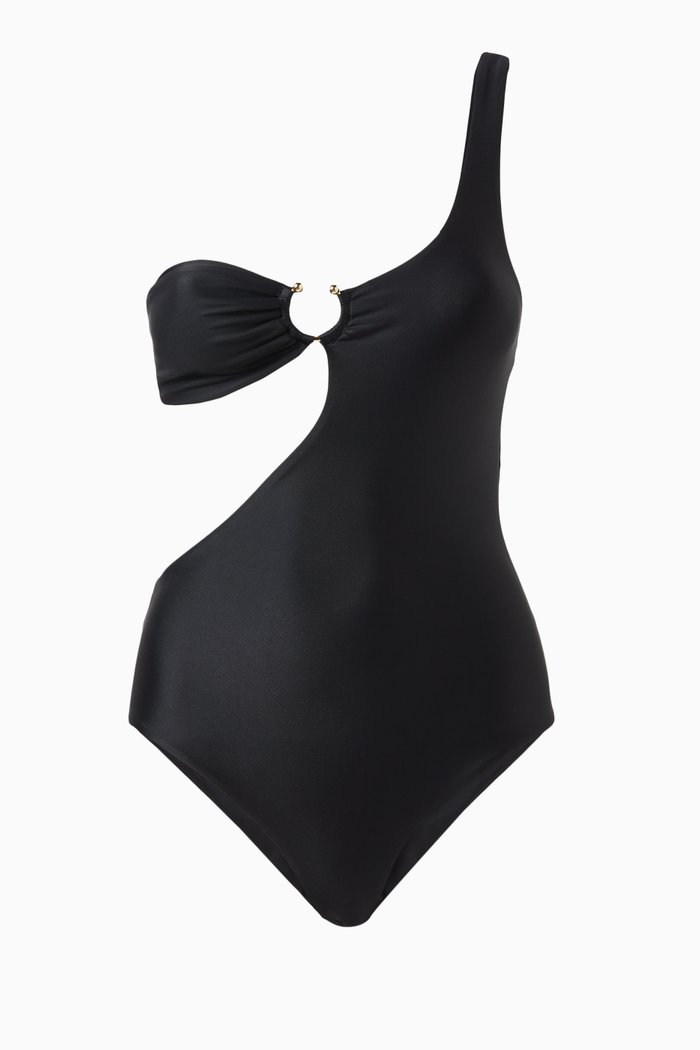 Avery One-piece Swimsuit, Black