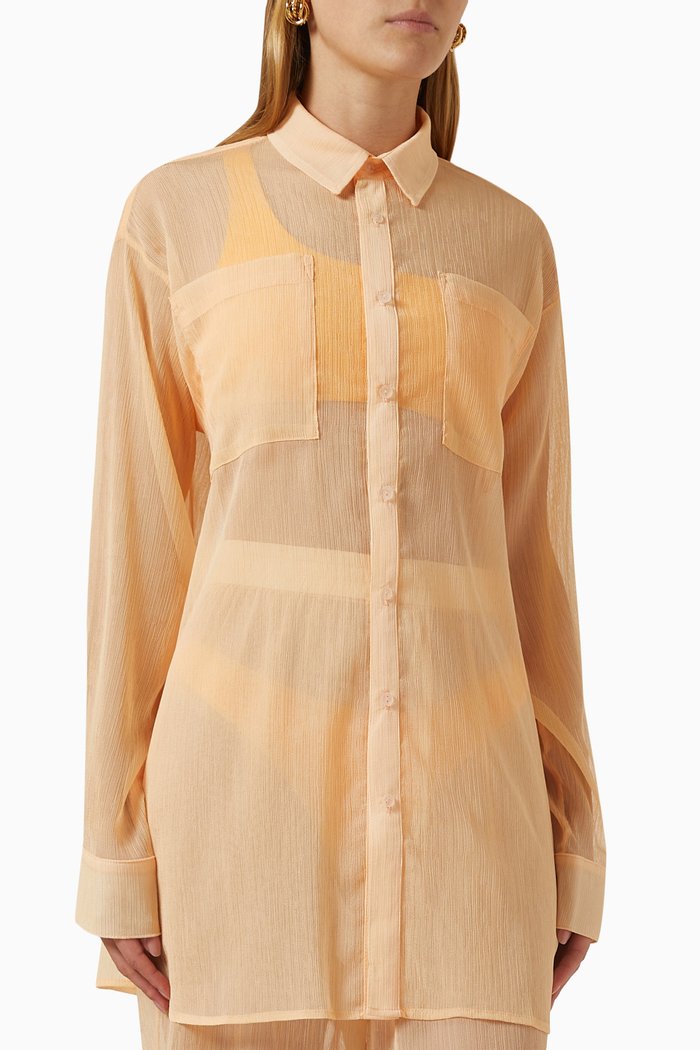 

Mika Sheer Top, Yellow