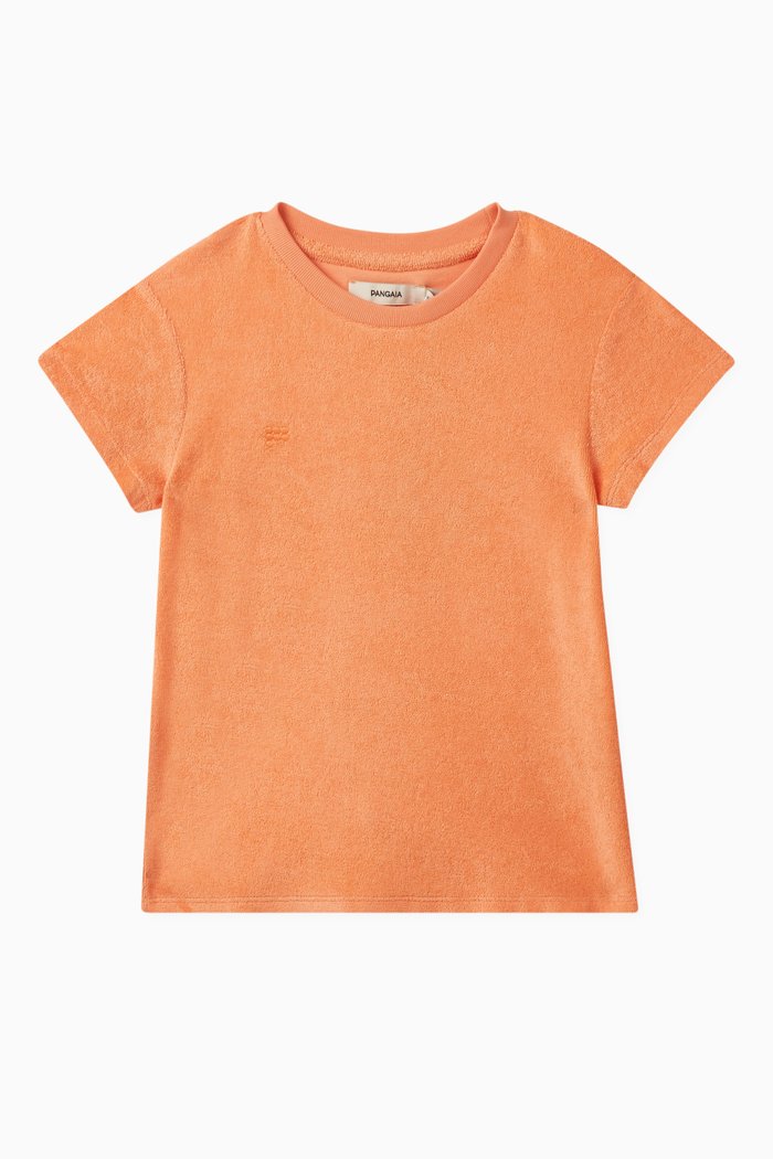 

Towelling T-shirt in Organic-cotton, Neutral