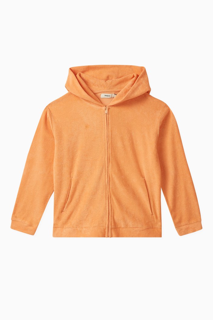 

Towelling Hoodie in Organic-cotton, Neutral