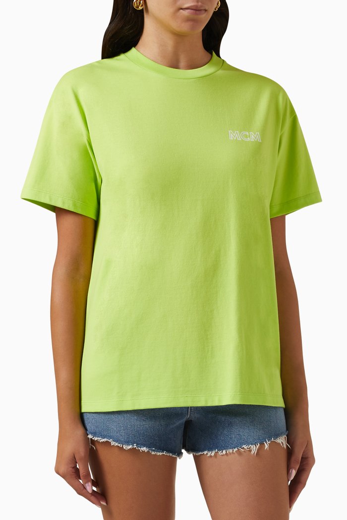 

Logo T-shirt in Cotton-jersey, Green