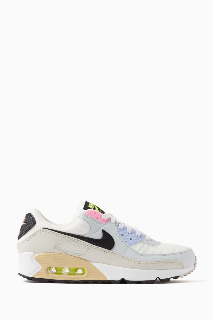 

Air Max 90 Sneakers in Leather, White