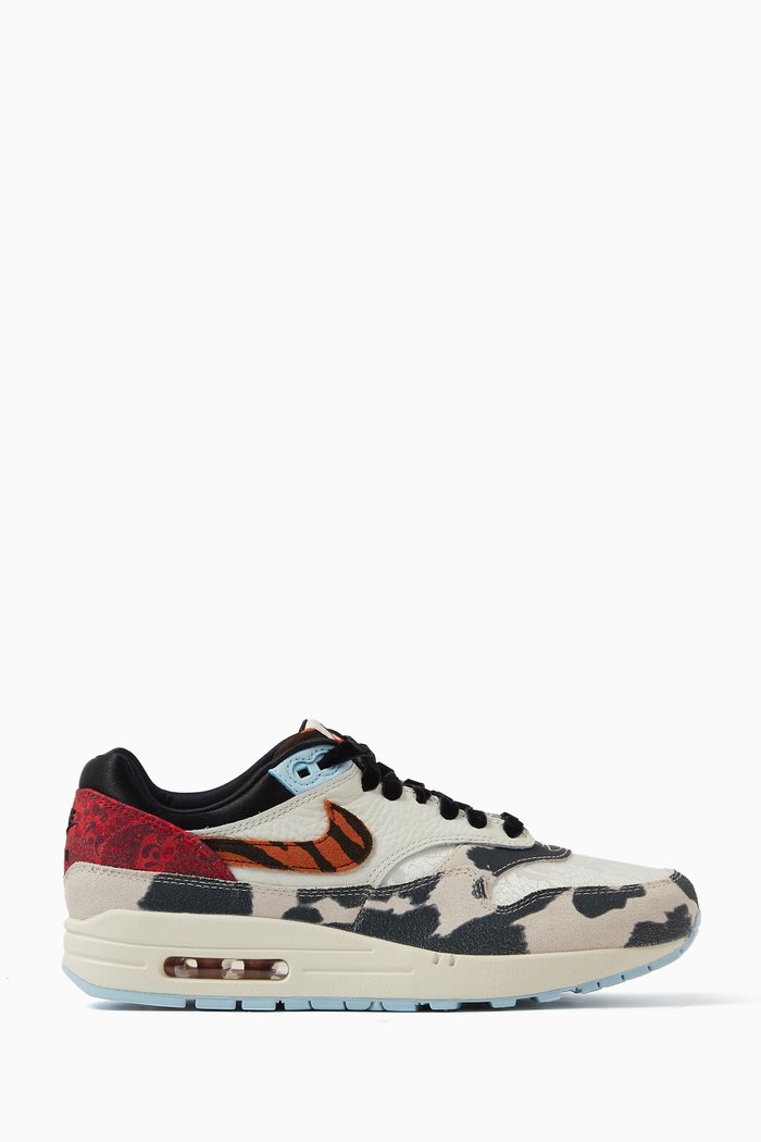 

Air Max 1 '87 AMD Sneakers in Mixed Materials, Blue