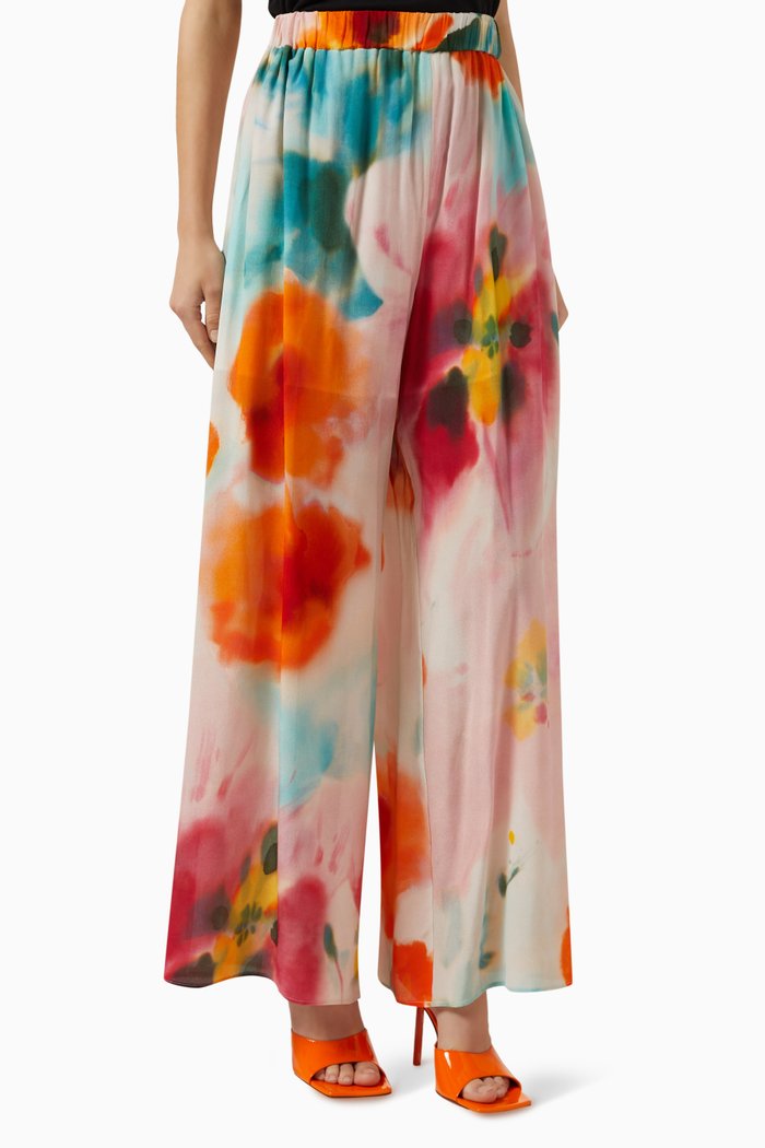 

Cactus Pants in Crepe de Chine, Orange