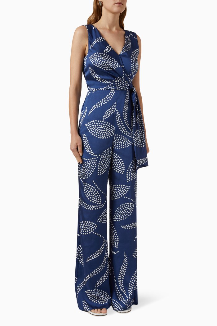 

Micene Jumpsuit in Twill, Blue