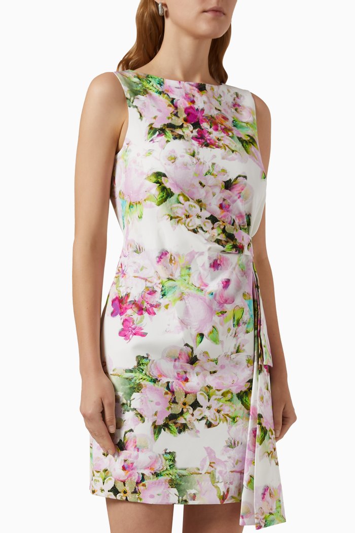Nisus Dress in Cady, Pink