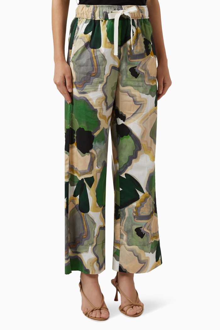 

Kim Pants in Stretch Cotton, Green
