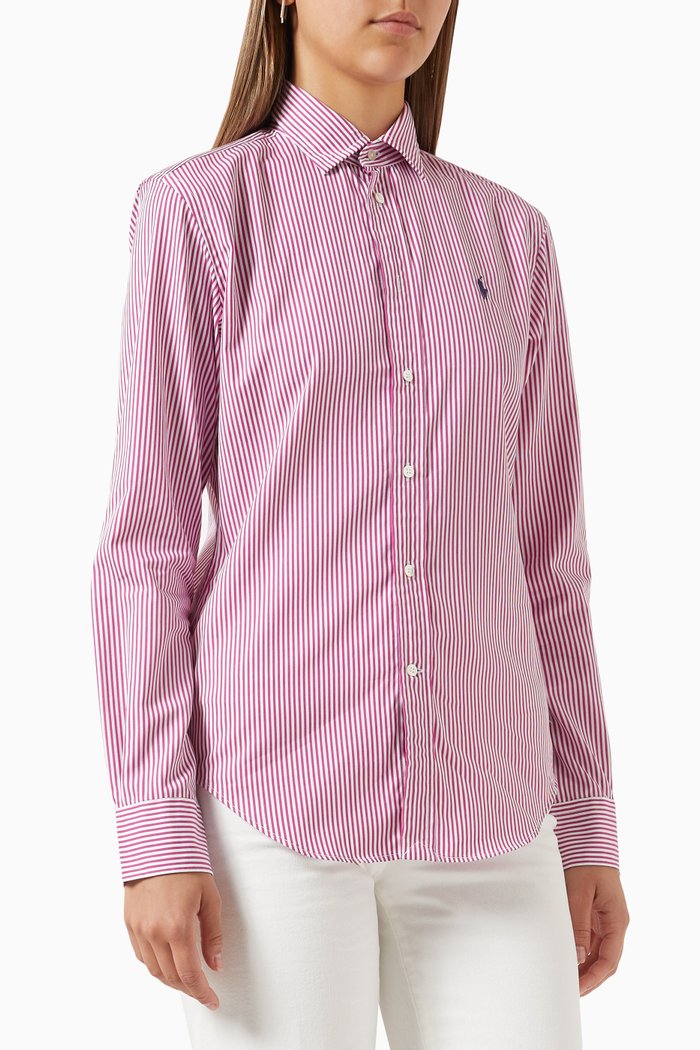 

Striped Shirt in Better Cotton™, Pink