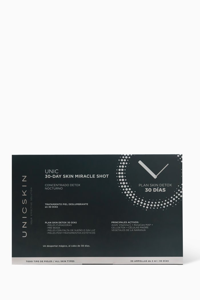 

Unic30-Day Skin Miracle Shot Ampoules (30x2ml), Colourless