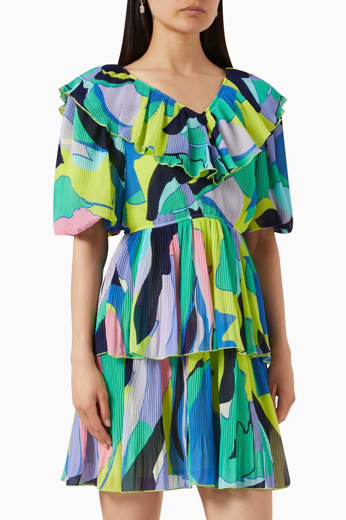 

Yaspimo Mini Dress in Crepe, Multicolour