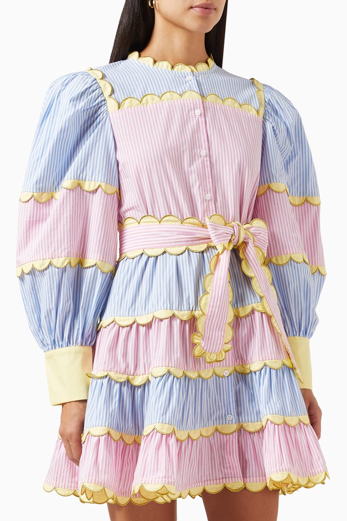 

Yara Striped Mini Dress, Multicolour