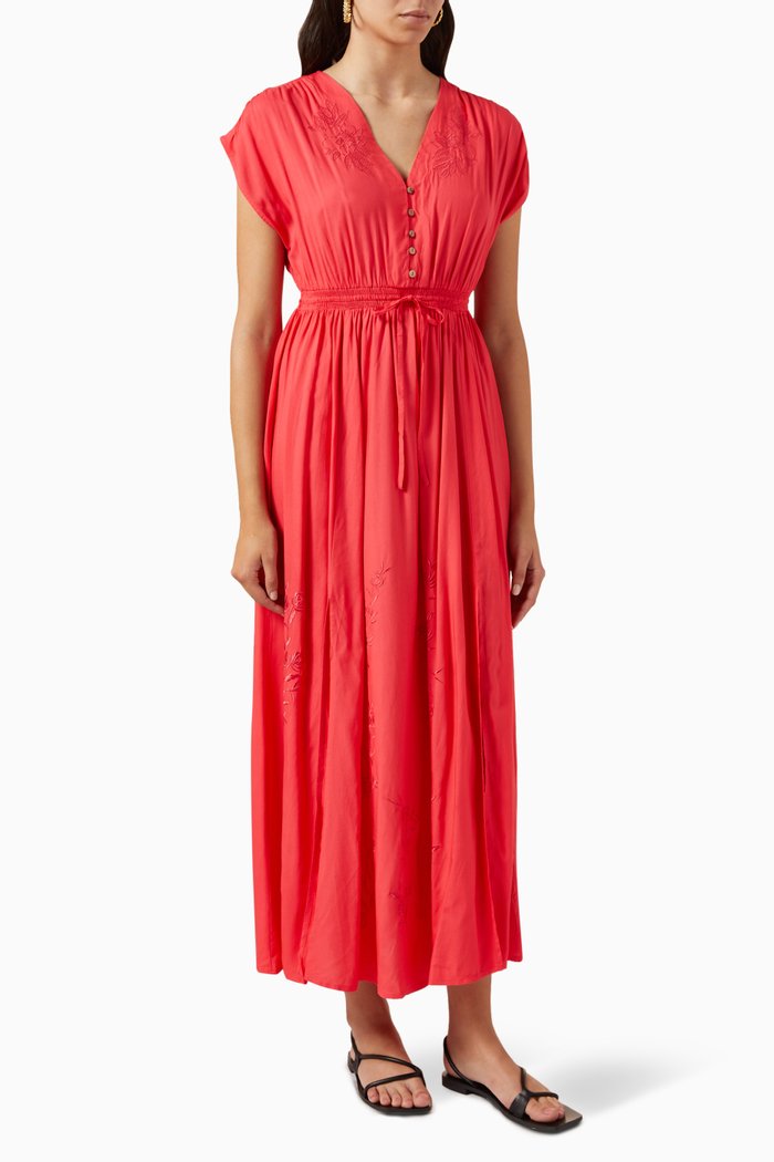

Yastenya Dress in Viscose, Pink