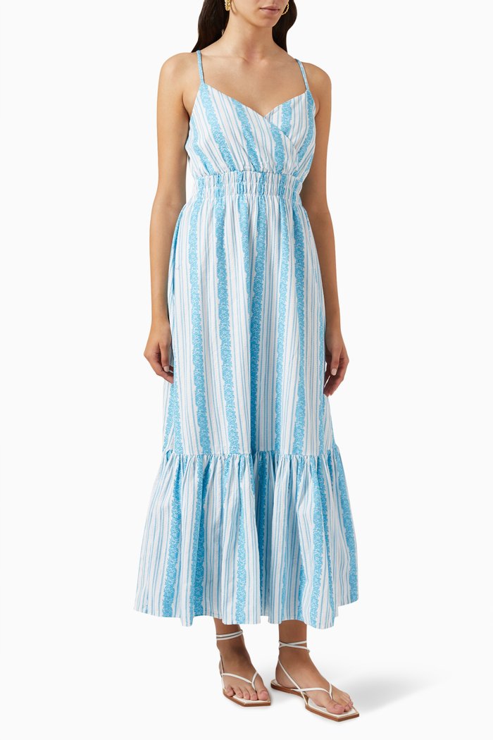 Yasariella Dress in Cotton, Neutral