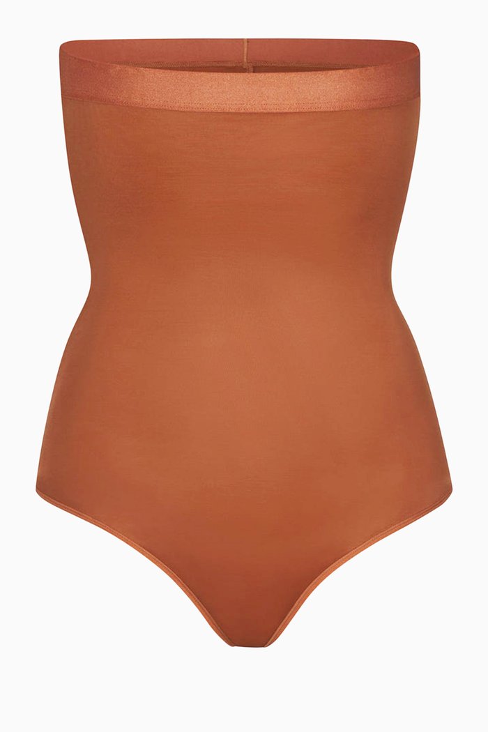 Barely There High-waist Thongs, Metallic