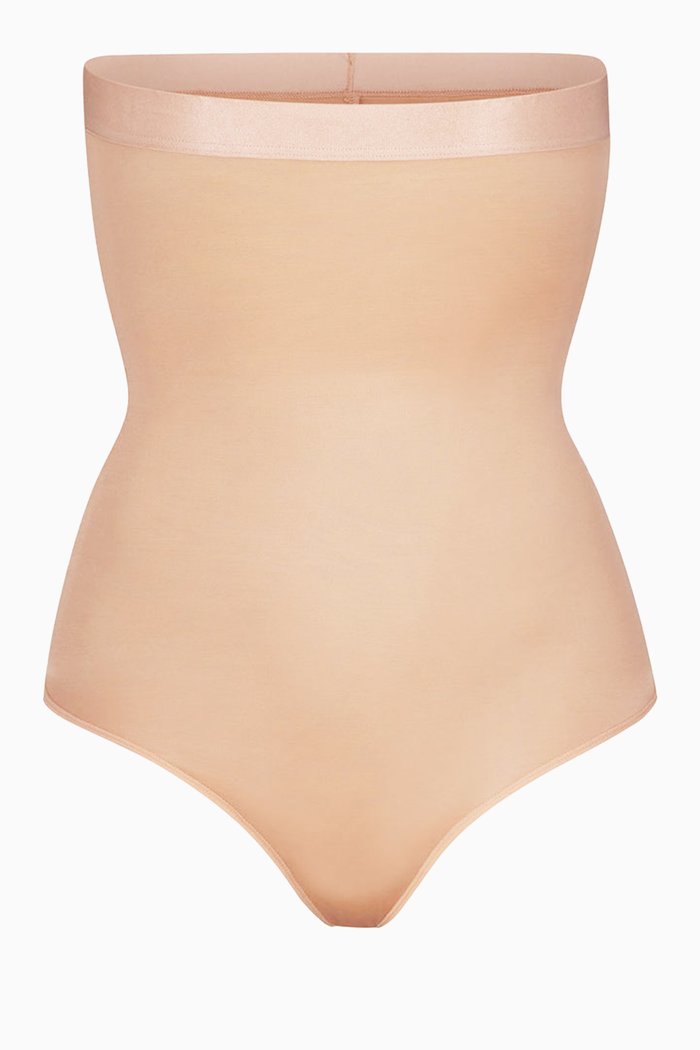 

Barely There High-waist Thongs, Grey