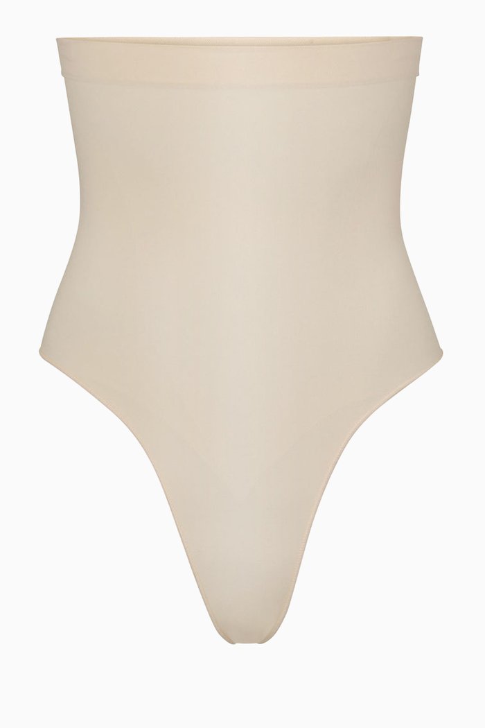 

Barely There High-waist Thongs, Neutral