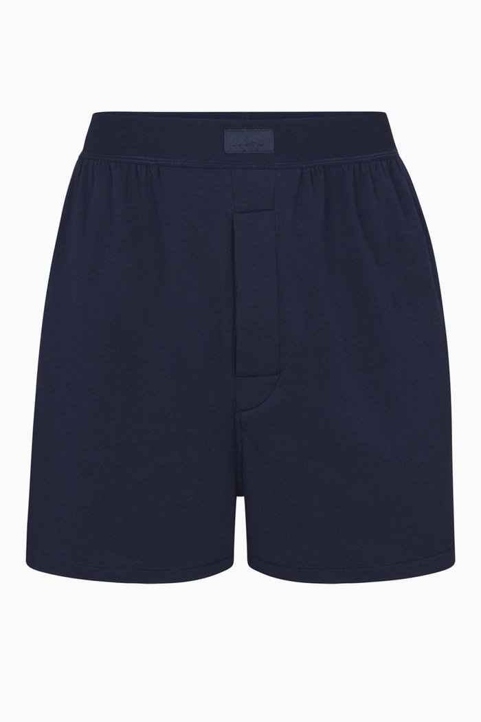 

Boyfriend Loose Boxers in Cotton-modal Blend, Blue