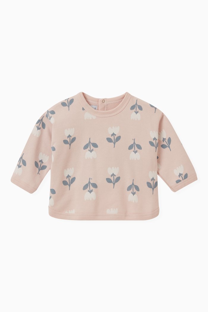 

Floral-print sweatshirt in Cotton, Multicolour