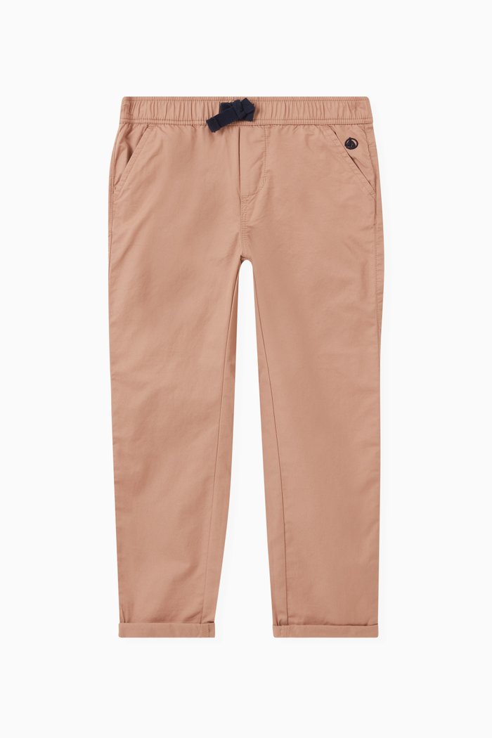 

Logo-embroidered Pants in Cotton, Neutral