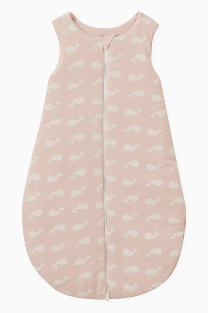 

Whale Sleeping Bag in Cotton, Multicolour