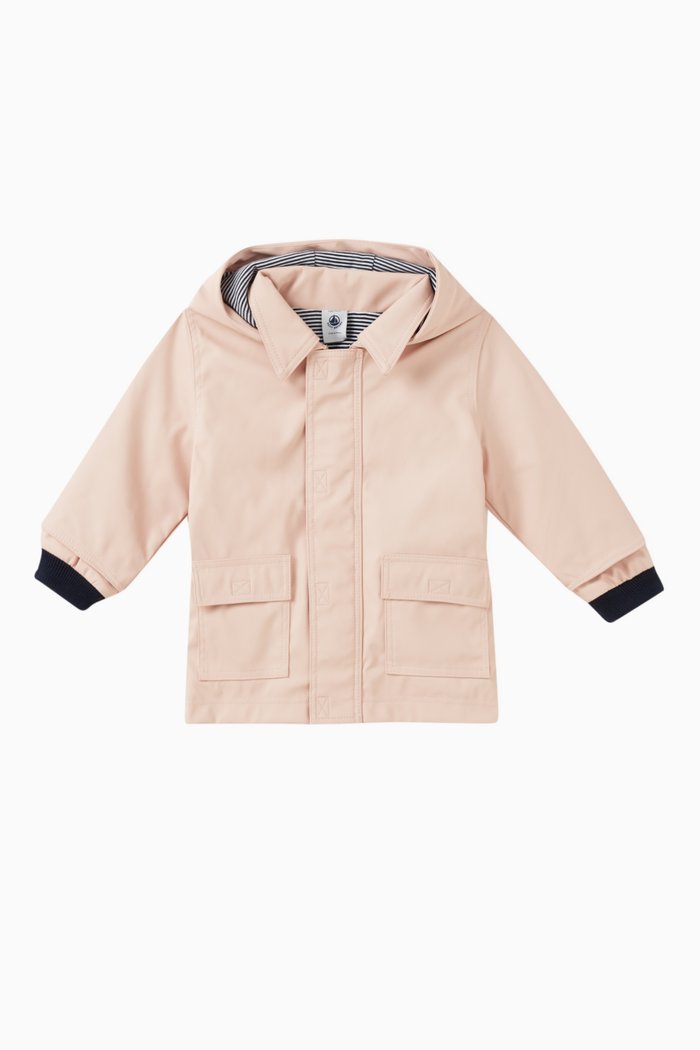 

Iconic Raincoat in Polyester Blend, Pink