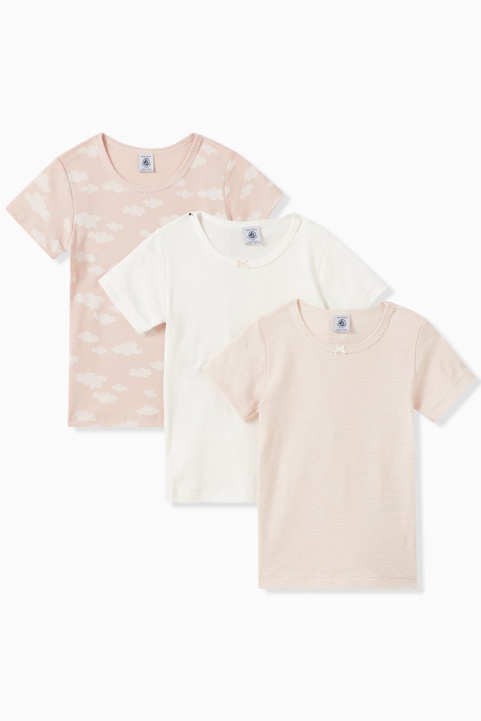 

Assorted T-shirt in Cotton Jersey, Set of 3, Multicolour