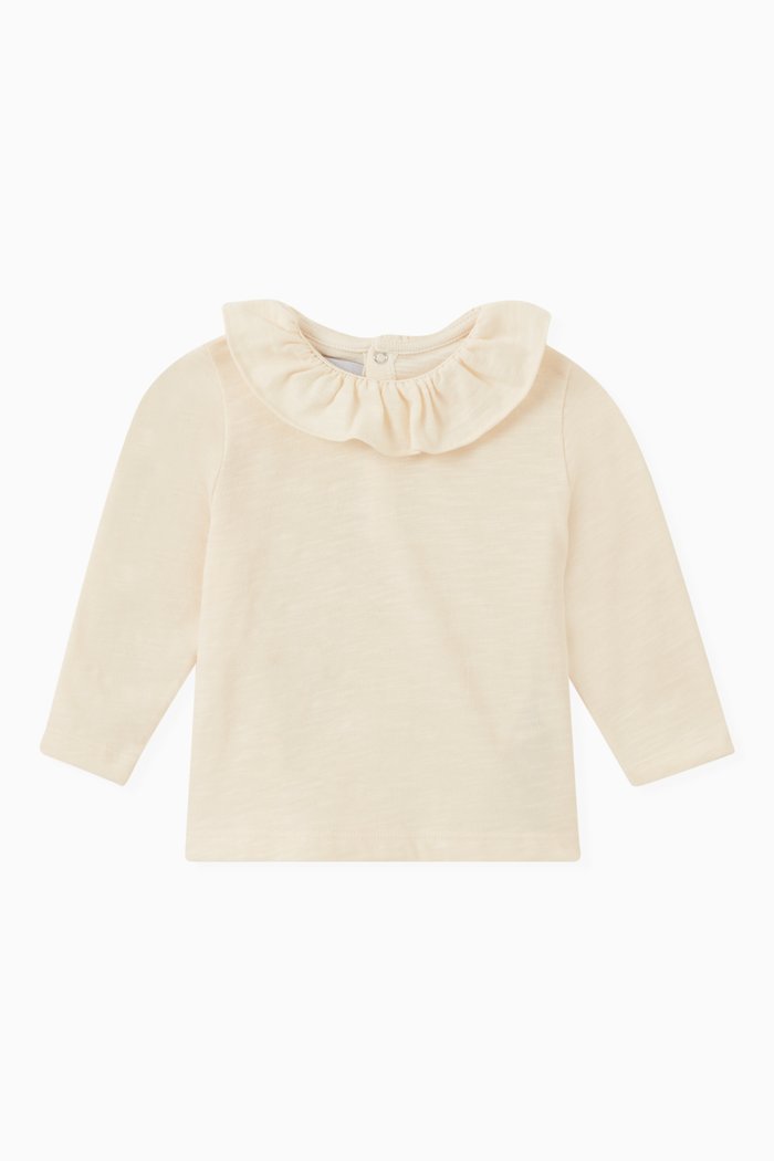 

Blouse in Slub Jersey, Neutral