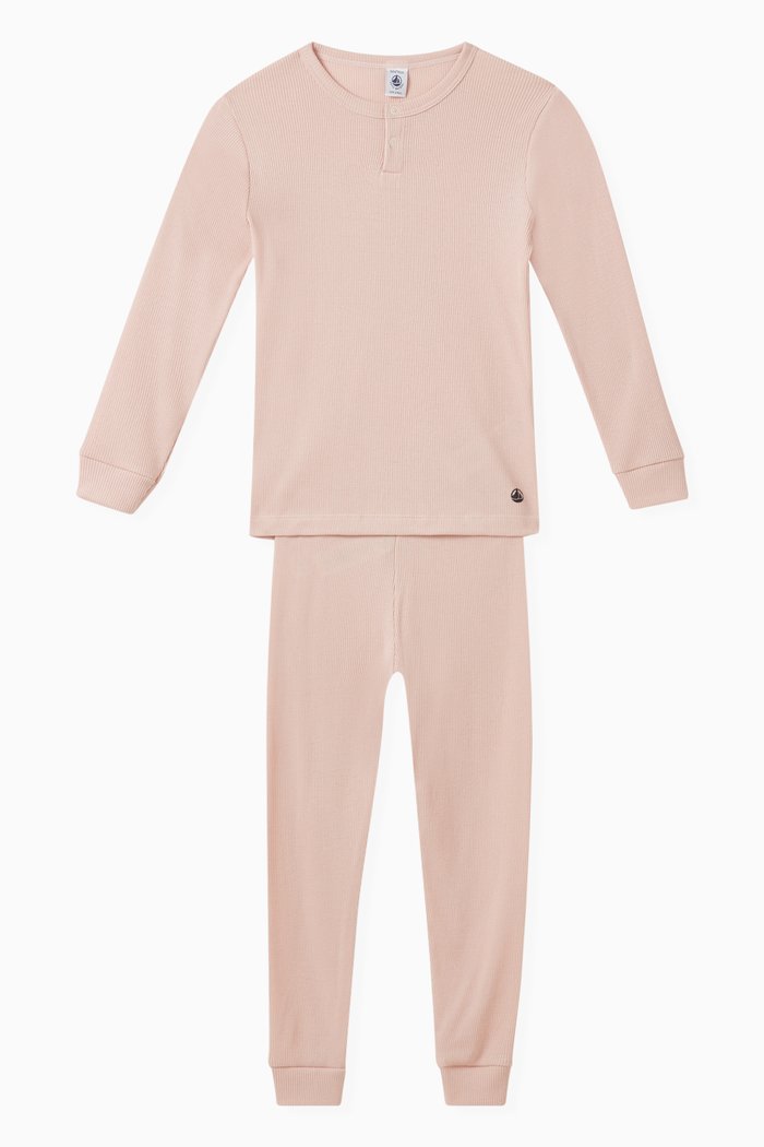 Pyjamas Set in Lyocell-cotton Blend, Pink