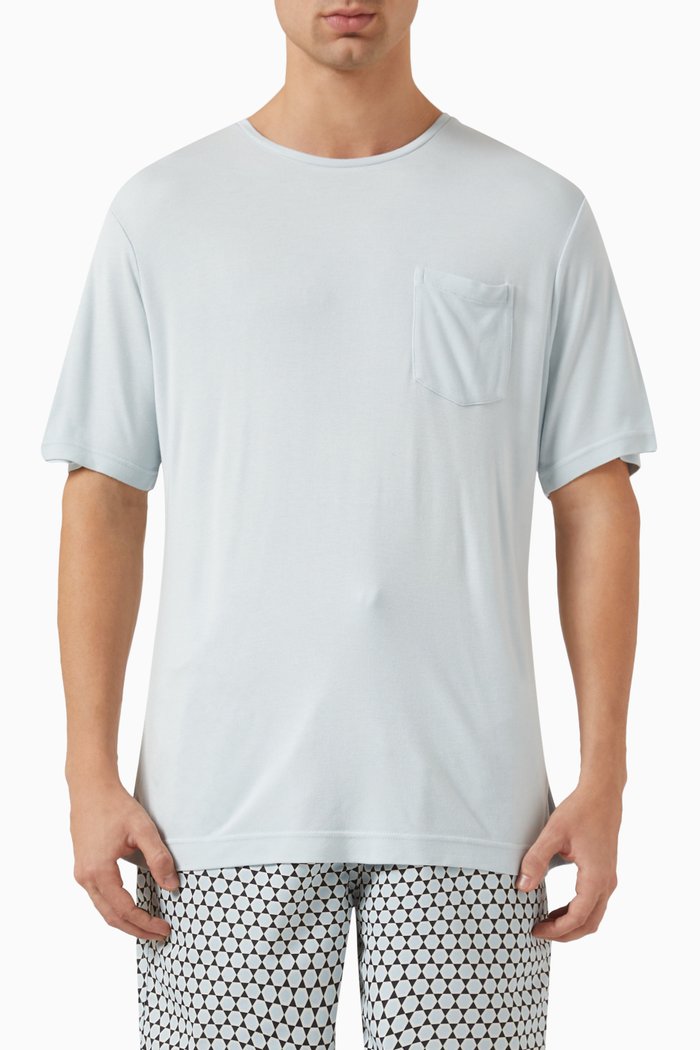 

Carmo T-shirt in EcoVero™ Viscose, Blue