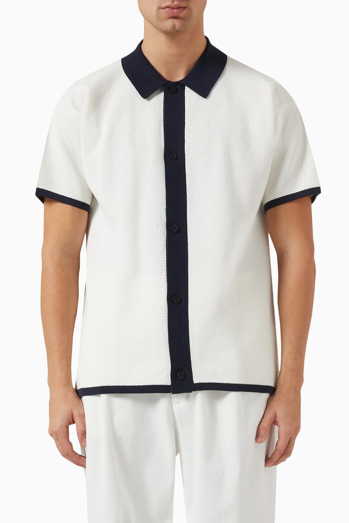 

Barretos Cardigan in Cotton, White
