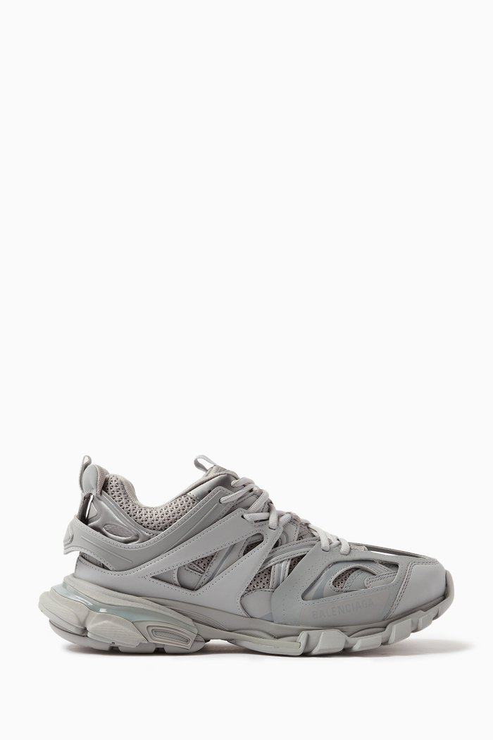 

Track Sneakers in Mesh & Nylon, Grey