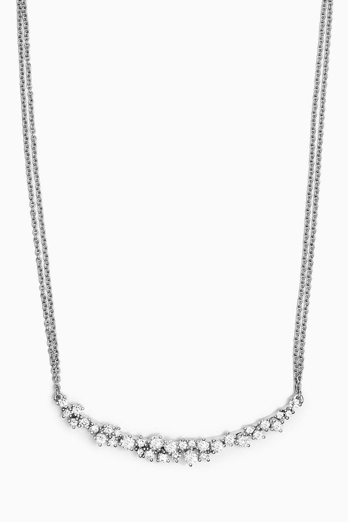 

Mimosa Diamond Necklace in 18kt White Gold
