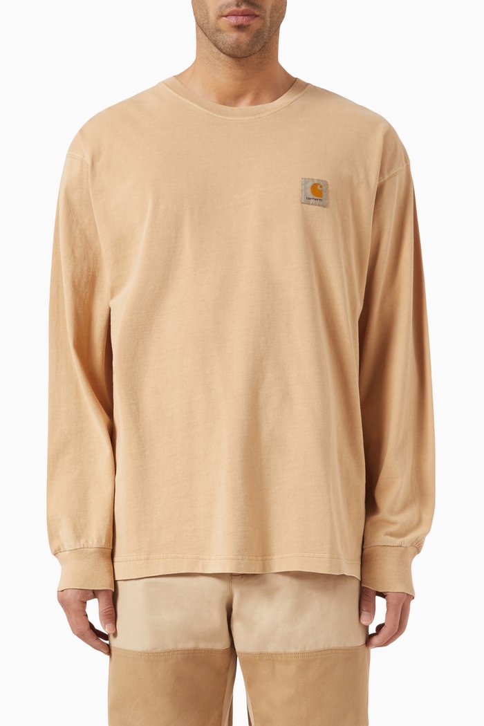 

Nelson T-shirt in Cotton Jersey, Brown