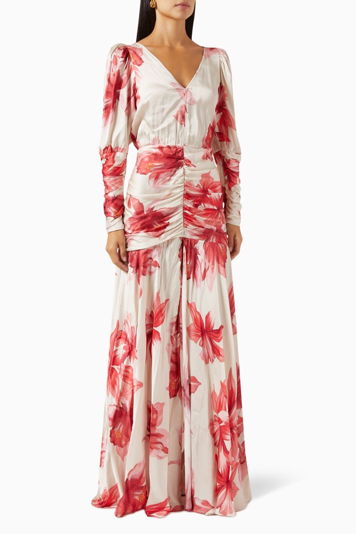 

Gabrielle Maxi Dress, Red