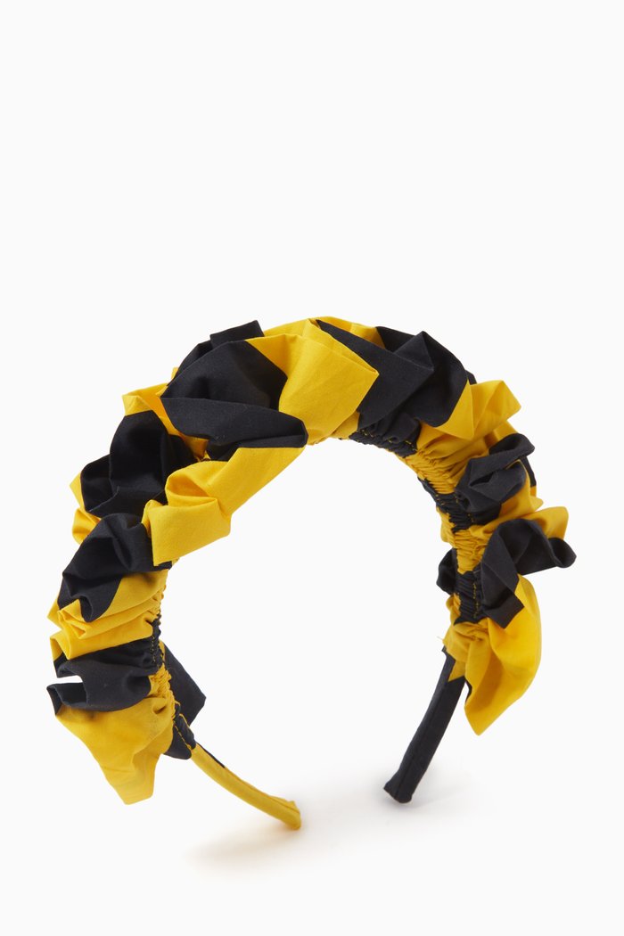 

Stella Two-toned Flounce Headband, Multicolour
