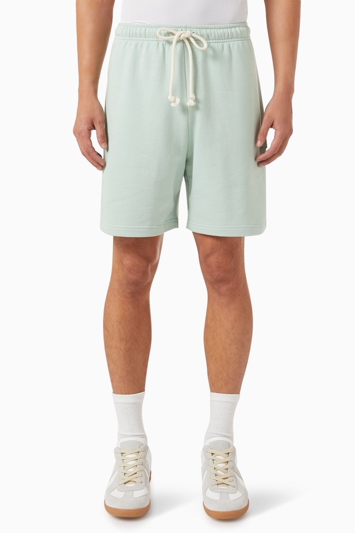 

Logo Patch Sweatshorts in Cotton, Green