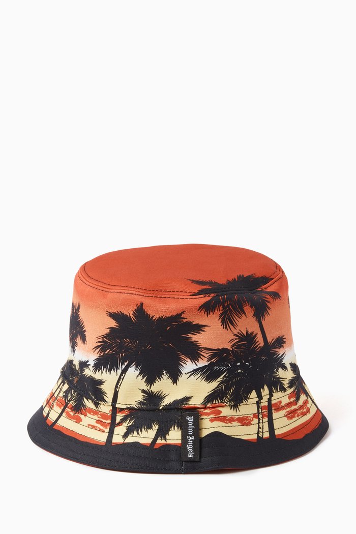 

Exclusive Degrade Palms Bucket Hat, Orange