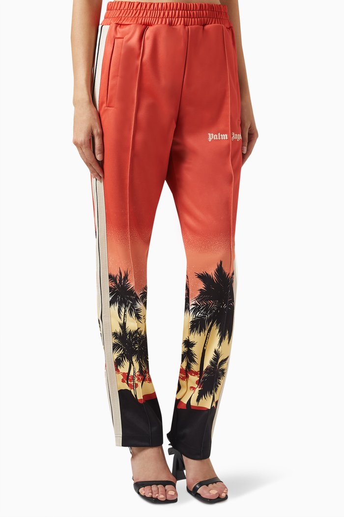 

Exclusive Degrade Palms Track Pants, Orange