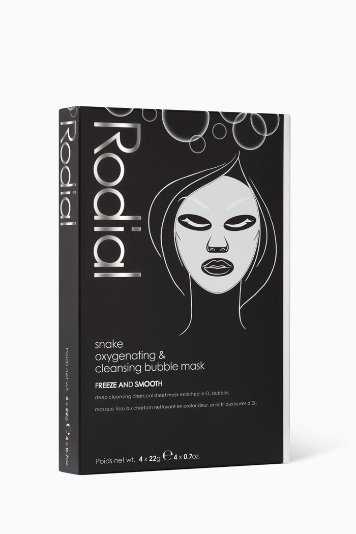 

Snake Bubble Sheet Mask (Box Of 4), Colourless