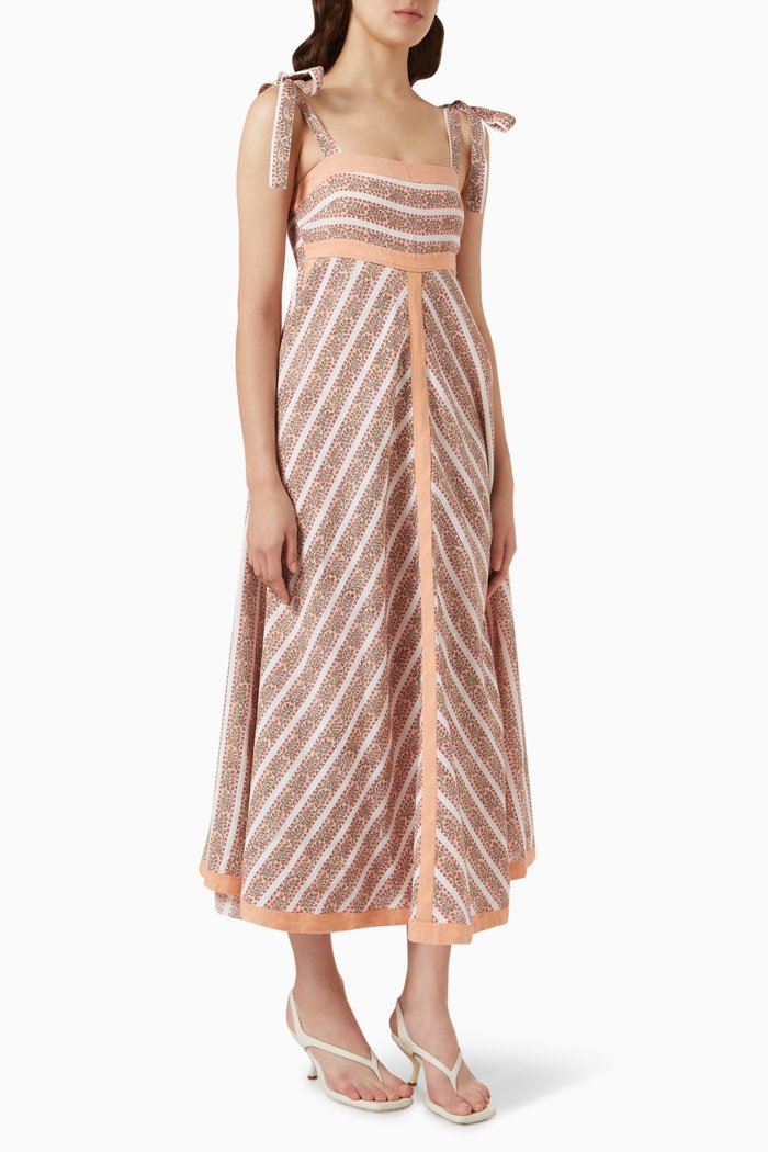 

Serena Dress in Linen, Multicolour