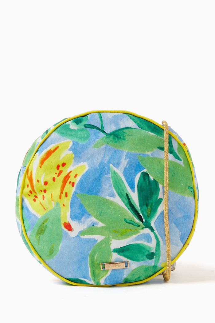 

Sorrel Banana Print Bag in Cotton, Multicolour