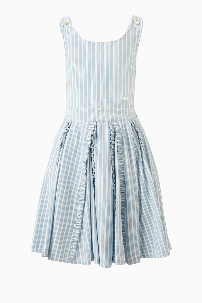 

Eva Striped Dress in Viscose-blend, Multicolour
