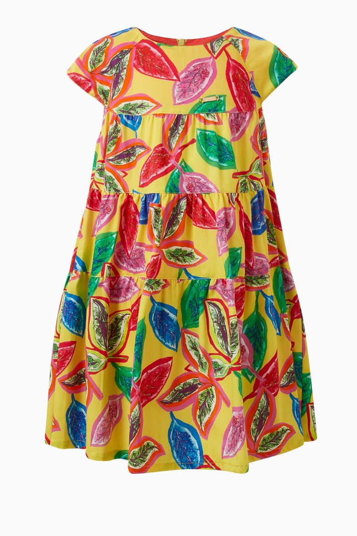 

Floral Print Dress in Cotton, Multicolour