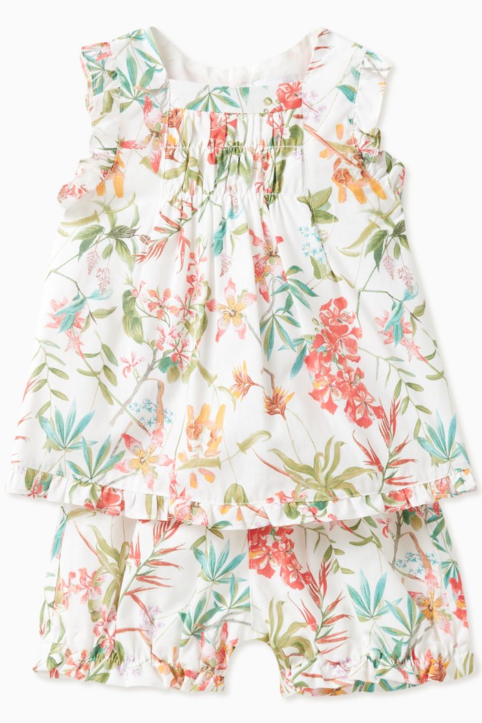 

Luisa Floral Print Top and Shorts Set, Multicolour