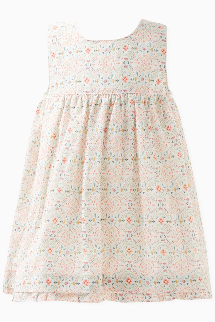 

Milan Strap Dress and Bloomers Set in Cotton, Neutral