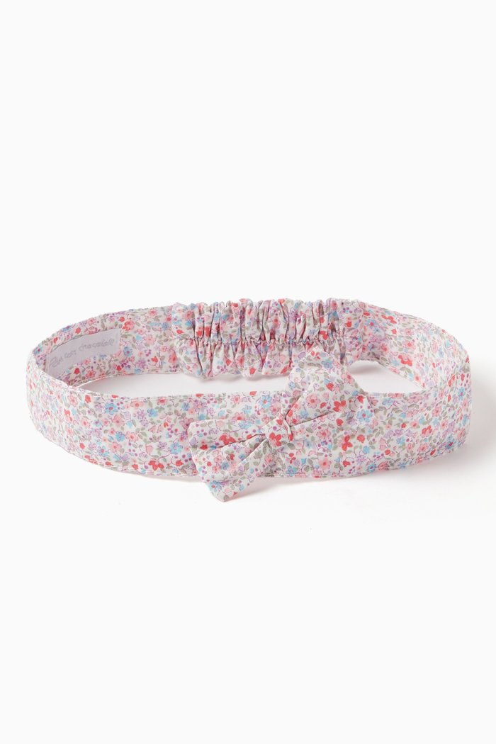 

M1-36 Liberty Print Headband in Cotton, Pink